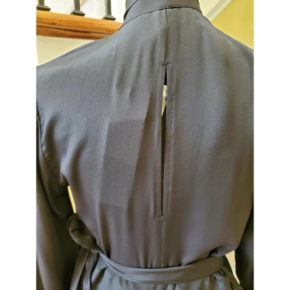 NWT State of Being Black Cut Out Wrap Dress Size M - Picture 7 of 12